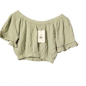 Rachel Parcell Sage Off-Shoulder blouse